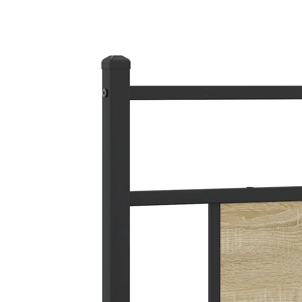 vidaXL Giroletto senza Materasso Rovere Sonoma 80x200 cm in Truciolato
