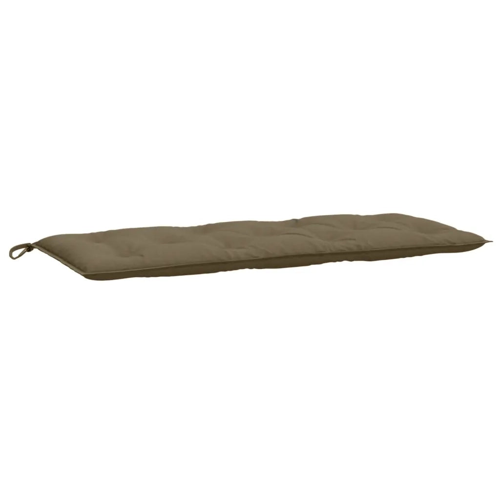 Cuscini Panca Giardino 2pz Tortora Mélange 120x50x7 cm Tessuto 4002605