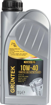 Nuovo lubrificante POWER G 10W-40 semisintetico per veicoli a benzina e a Diesel con capacitÃ  di 1L