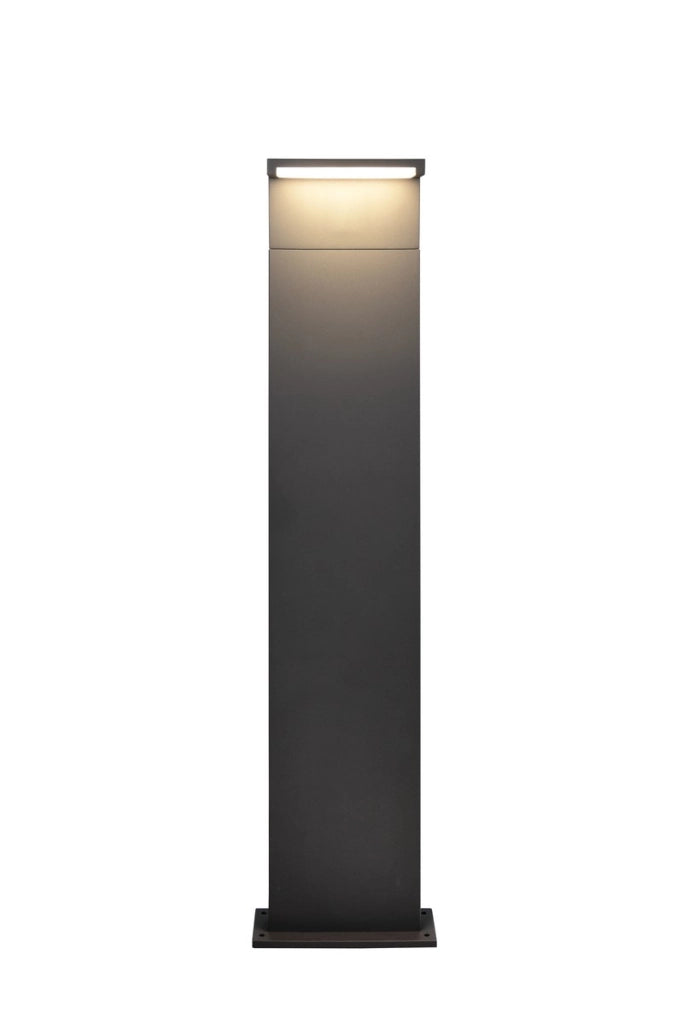 Paletto da giardino LED Ravi nero CCT IP65 13W Trio