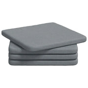 Cuscini per Seduta 4 pz | Cuscini per sedie Grigio chiaro 40 x 40 x 3 cm Tessuto