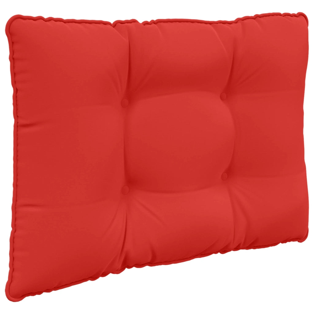 Cuscino per divano da esterno 2 pcs Rosso Poliestere