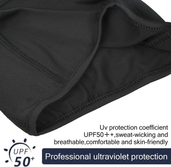 Set di copertura sottocasco a 3 pezzi - Protezione dall'aria - Protezione UV - Accessori bicicletta - Materiale poliestere - Altezza di copertura 54-58 cm - Accessorio bicicletta