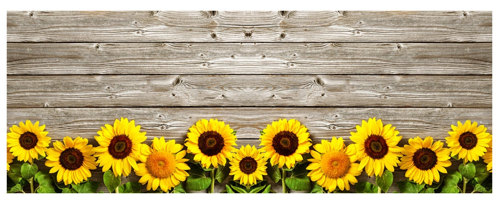 Tappeto passatoia fantasia made in Italy antiscivolo lavabile aderente Girasole - 50x250 cm