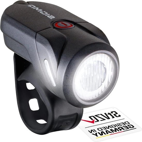 Luci di illuminazione LED per bicicletta 35 Lumen - Conforme a StVZO alimentato da batterie per illuminazione anteriore - Modello 35