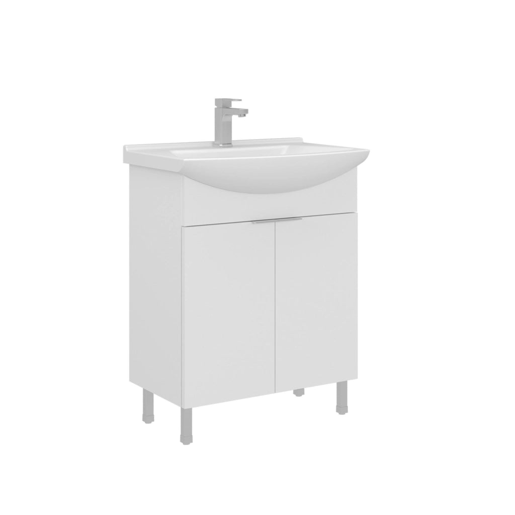 Mobile lavabo "Purus 65" - 65 x 50 x 83 cm - Bianco