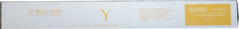 ORIGINAL Utax toner giallo CK-8542Y 1T0C2JAUT0 ~20000 Seiten