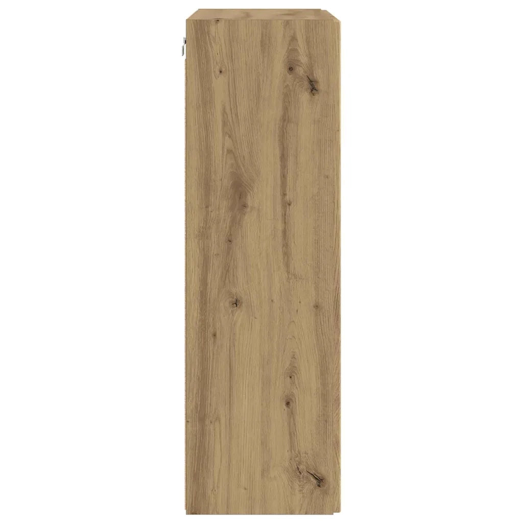 Mobile TV da parete-Mobile TV a Muro-Credenza TV Rovere artigianale 59,5 x 31 x 100 cm