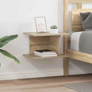 Comodino 2 pcs Rovere Sonoma 40 x 30 x 25 cm Legno multistrato 891173