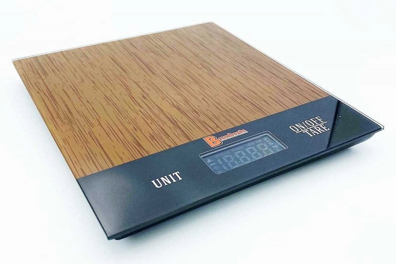 Bilancia da cucina elettronica in vetro Brunbeste, bilancia digitale per alimenti LCD da 5 kg