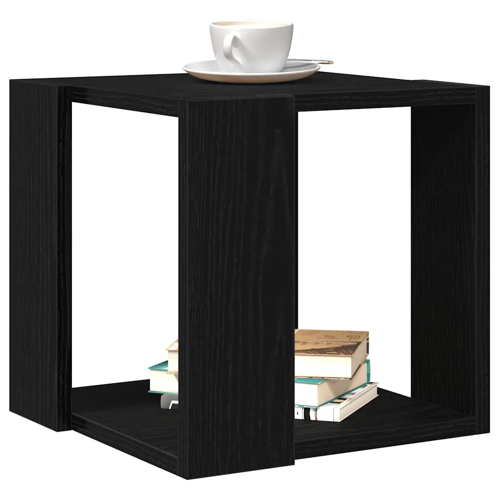 Tavolino da salotto Rovere Nero 32 x 32 x 30 cm 873912