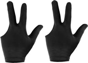 Manopole da Biliardo Plus 2 pezzi per mano sinistra e destra - Nero - Accessori da Snooker - Attrezzatura da Biliardo