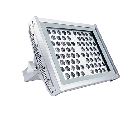PROIETTORE LED RAYS ALLUMINIO 144W RGB IP65 40X32X29CM