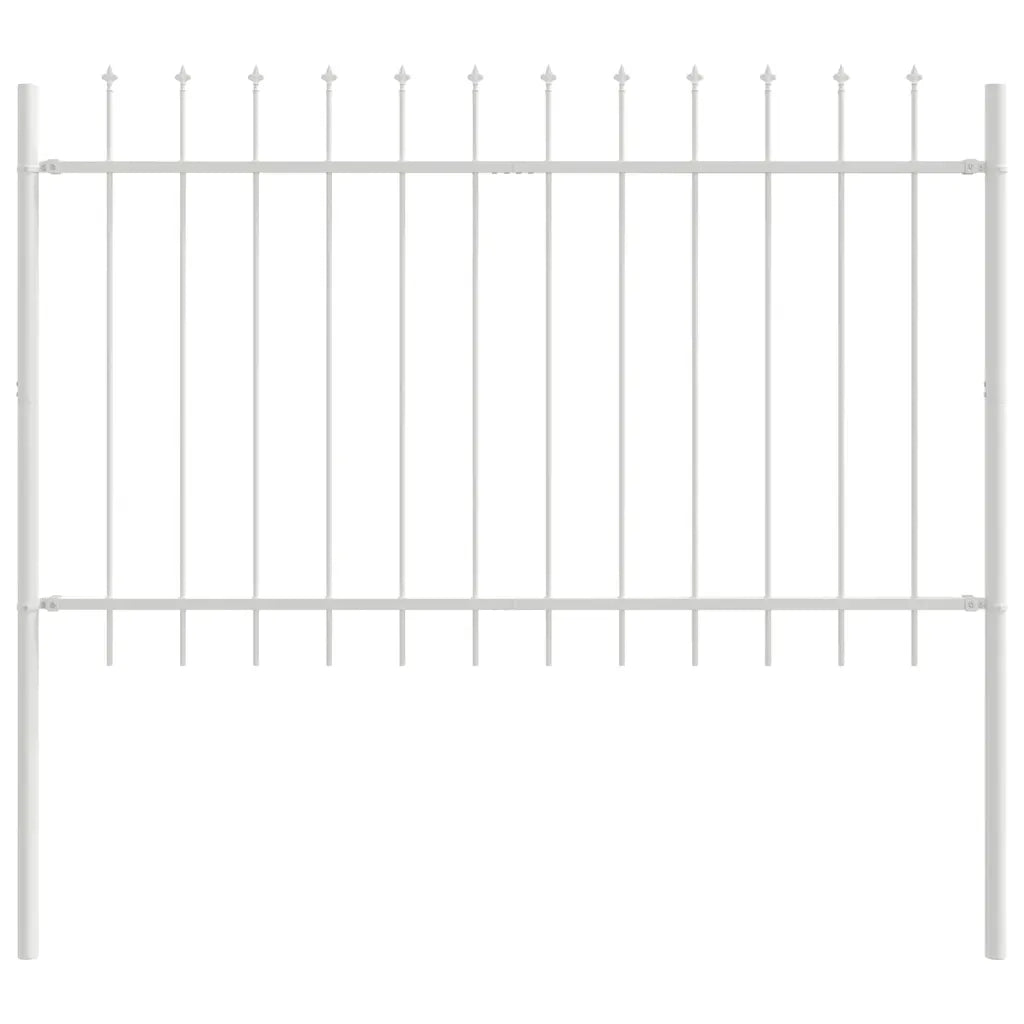 Recinzione per Giardino 6 pcs Bianco 10,2 x 0,8 m 3334119
