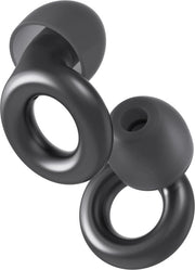 Protezione uditiva orecchini per concerti e motociclisti - riproduzione audio chiara - 8 pezzi - SNR 18 dB attenuazione - Nero