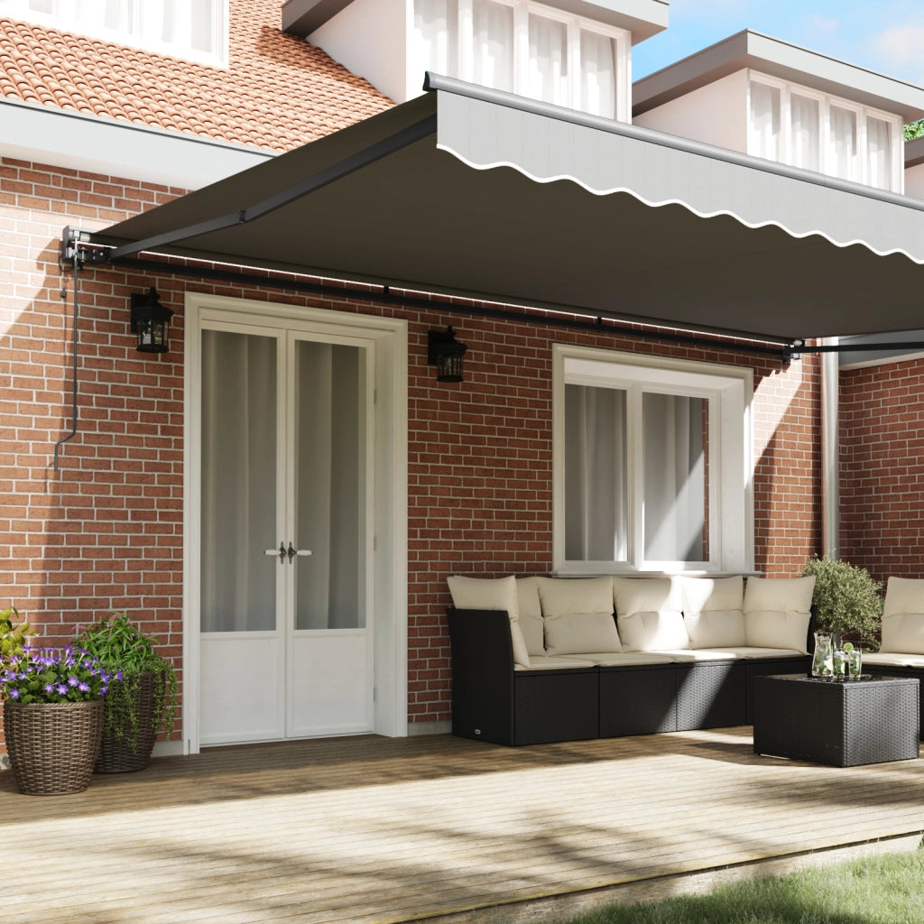 Struttura Tenda Elettrica Semi-Cassettata Rettangolare in Metallo