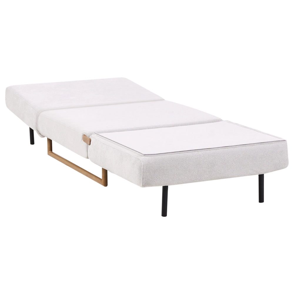 Divano letto singolo per 1 persona Pieghevole bianco sporco pieghevole camera ospiti