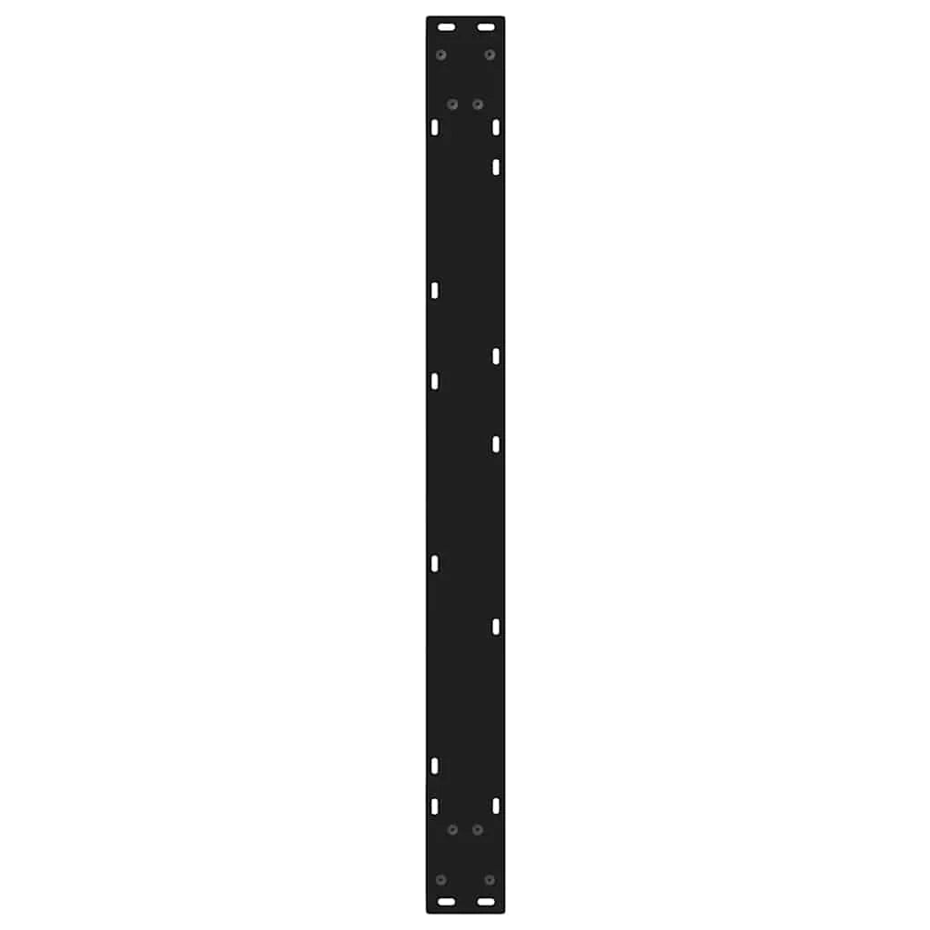 Set di 2 gambe regolabili per tavolo da pranzo 90 x 73 cm in acciaio nero 02_0057017