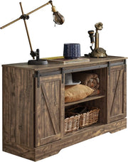 Comodino di archiviazione - Cassettone - Tavolo di servizio - Miele - Piastra di legno di pino - 120 x 40 x 70 cm