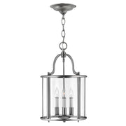 Lampada a sospensione 4 luci pewter grigio Hinkley