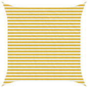 Telo Ombra Giallo e Bianco 3,6 x 3,6 m HDPE