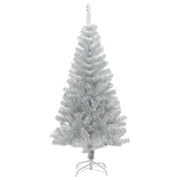 Albero di Natale Artificiale con Supporto Argento 120 cm PET 329187