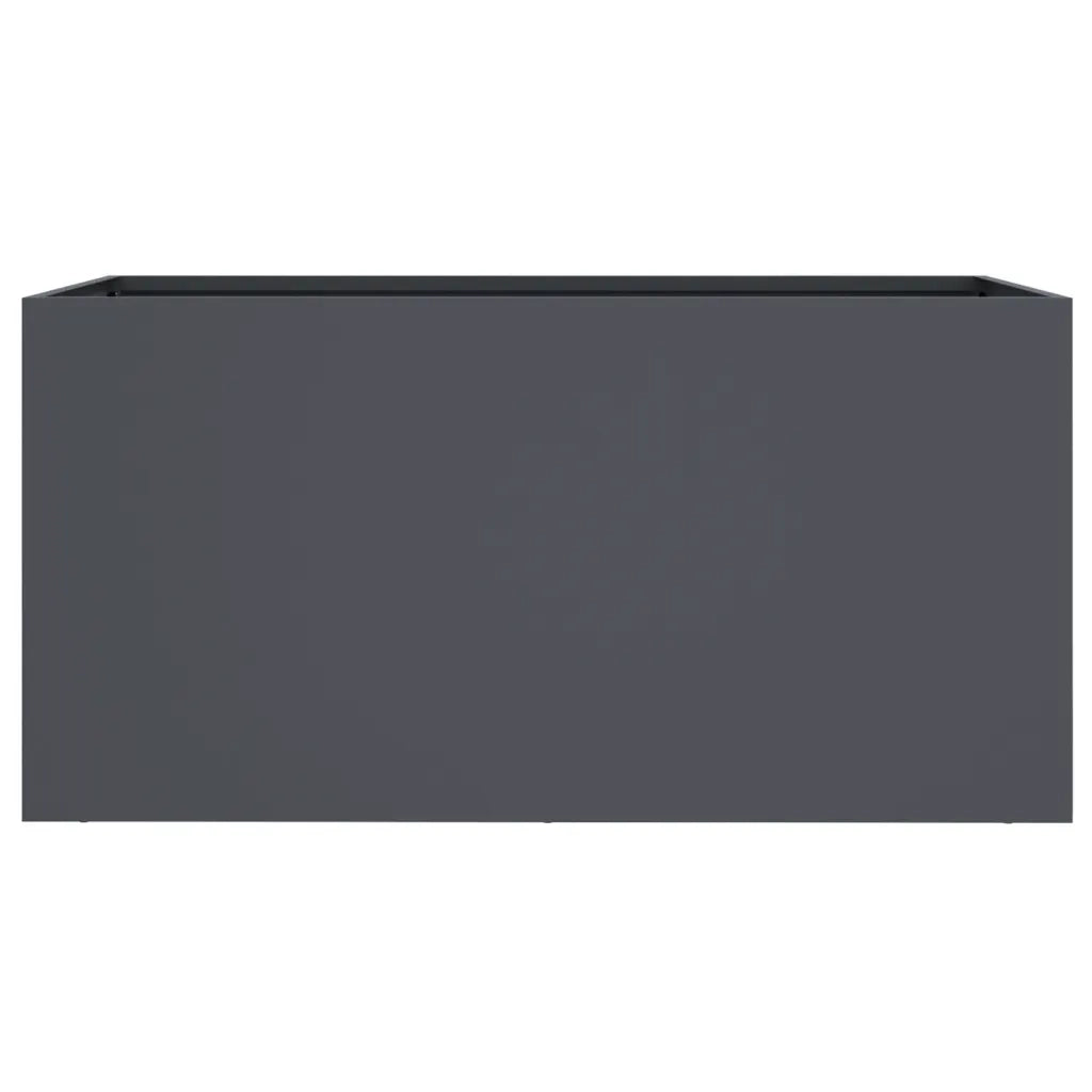 Fioriera Antracite 62x30x29 cm in Acciaio 841591