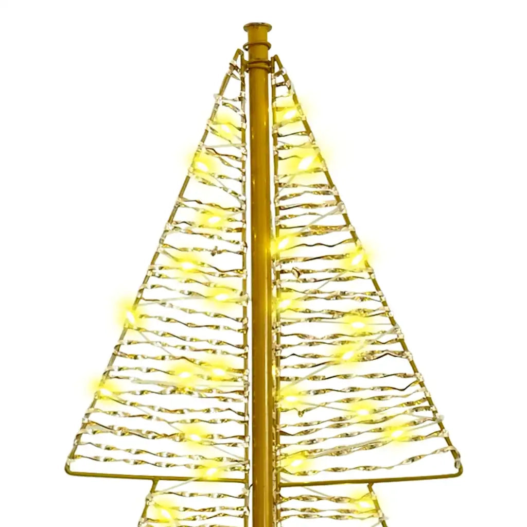 Albero di Natale | Decorazioni natalizie con 240 LED Bianco caldo 180 cm PET