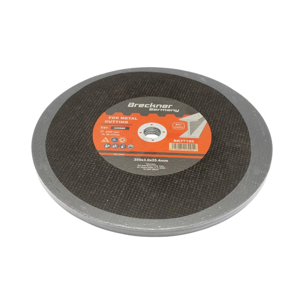 Dischi da Taglio Metallo T41 355x3.0x25mm Disco Flessibili Mola Taglio Breckner Germany