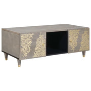 vidaXL Tavolino da salotto Grigio 100 x 54 x 40 cm
