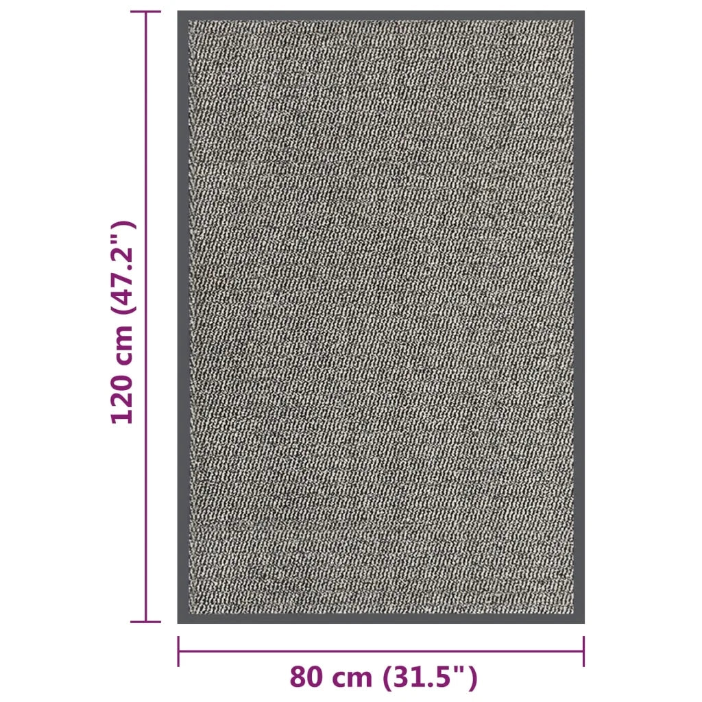 Zerbino | Tappetino Trapuntato 80x120 cm Marrone Chiaro