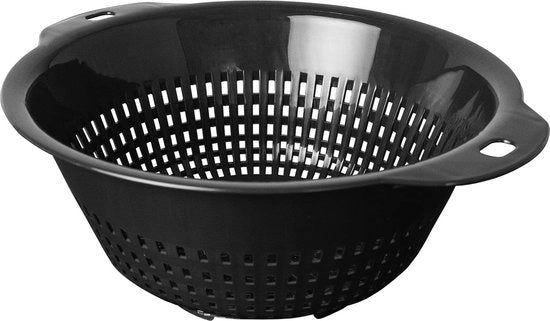 Pastafrittata, zucchero da cucina, 28 cm di diametro, grande setaccio grande, setaccio riciclabile, ciotola da setaccio, antracite