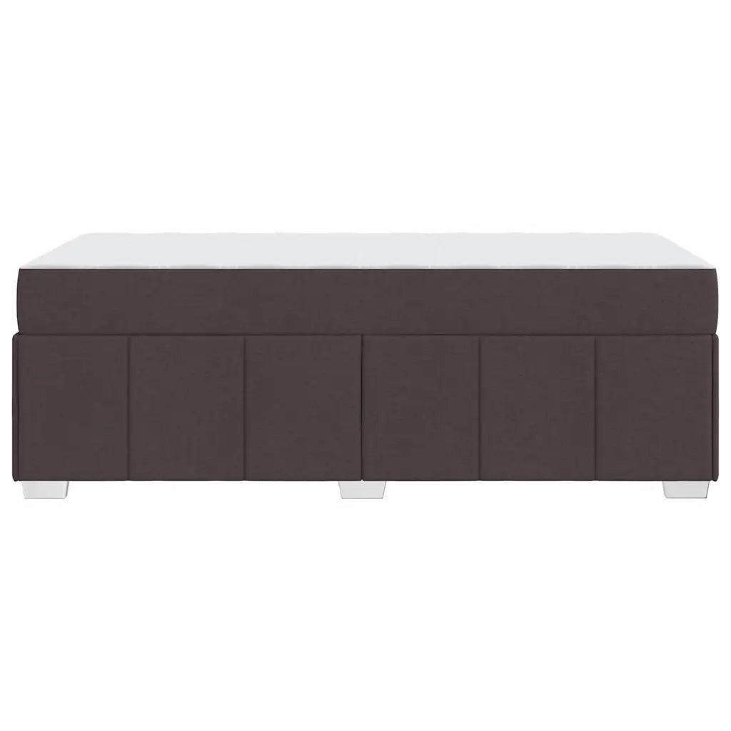 vidaXL Struttura del letto Marrone scuro 90 x 200 cm Tessuto