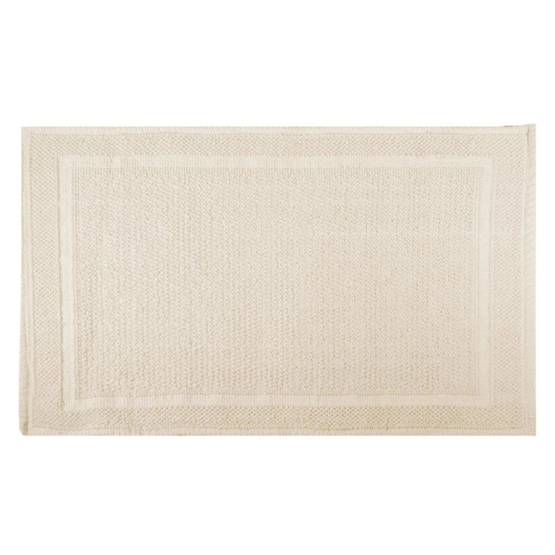 Tappetino bagno 100% cotone vincent beige antiscivolo cm 50x80x2