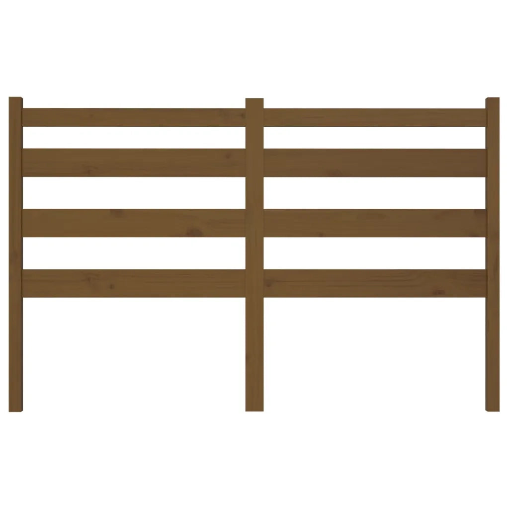 Testiera per Letto ambra 206x4x100 cm in Legno Massello di Pino