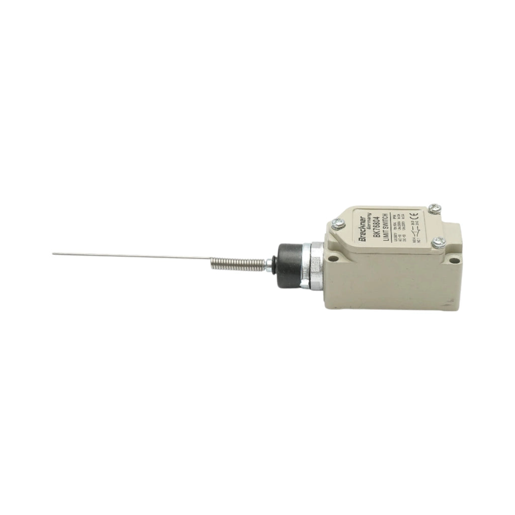 Interruttore di fine corsa con filo a molla flessibile – 380V / 1NO + 1NC / IP66 Breckner Germany