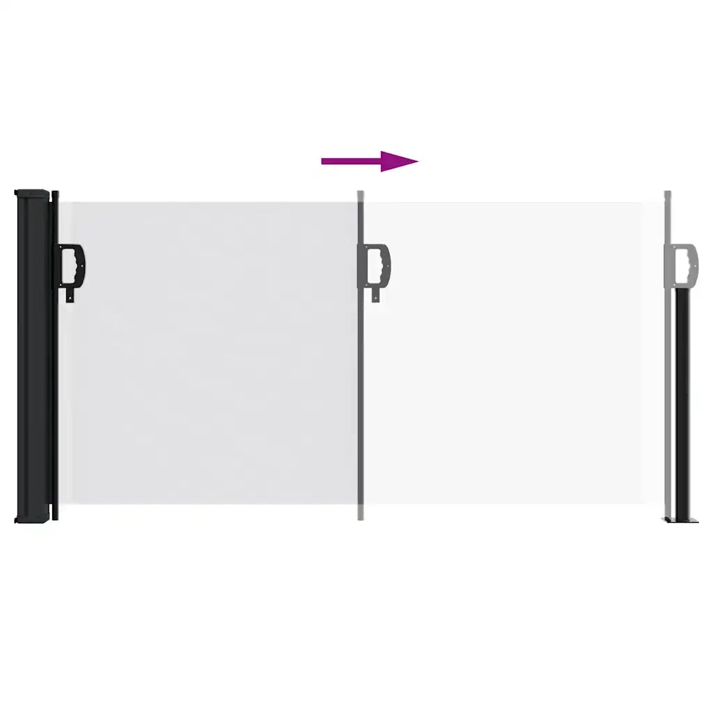 Tenda da Sole Laterale Retrattile Bianco 100x300 cm 4004271