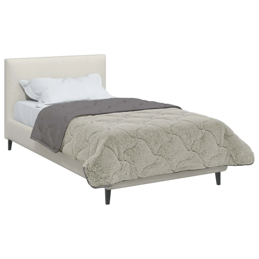Duvet Invernale Trapuntato Grigio chiaro 140 x 220 cm