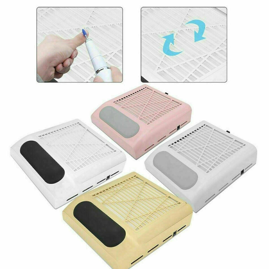 Aspiratore polveri per unghie da tavolo 80W manicure pedicure estetica BQ-858-8