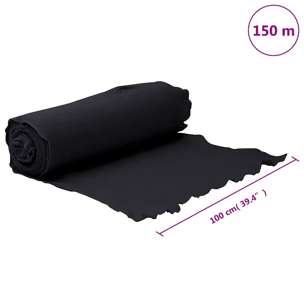 Membrana Geotessile Nera 1x150 m in Fibra di Poliestere CFW9087826
