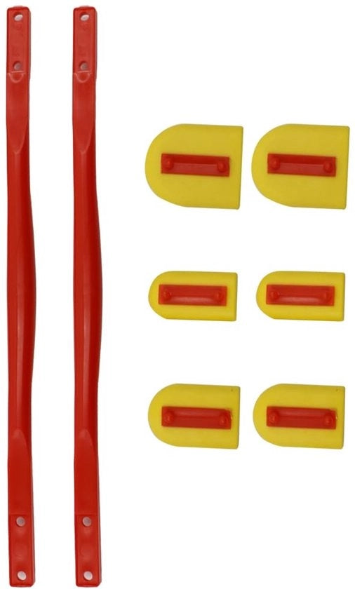 Kit di accessori in silicone per DIY - Disegno flessibile - Kit da assemblare - Multifunzionale - Spatole a testa di sega - Adatto per vetro/metallo/legno