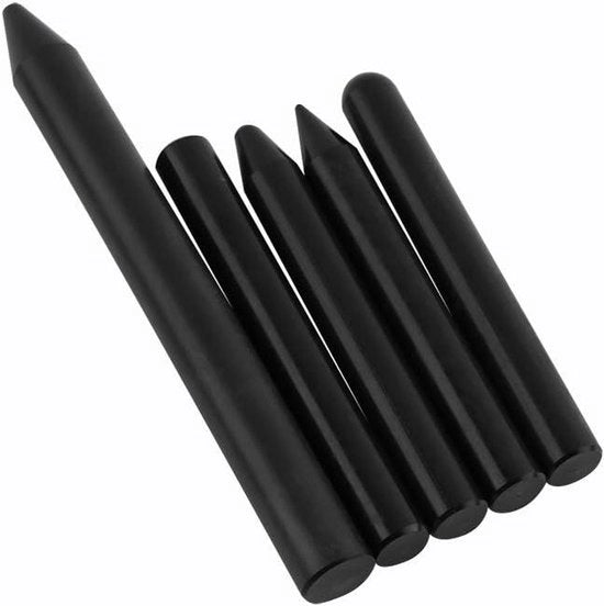 Strumento di rimozione denti auto con pennello in nylon, set da 5 pezzi, nero, per la rimozione di debolezze e steinslag