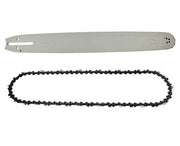 Kit di sostituzione catena per cesoie - 20 pollici - Manubrio guida - Adatto per Husqvarna 61/66/266/365/288XP - 3/8" Velocità - 0,063" Gauglio - Incluso 1x Catena e 1x Manubrio guida - Cesoie per catena