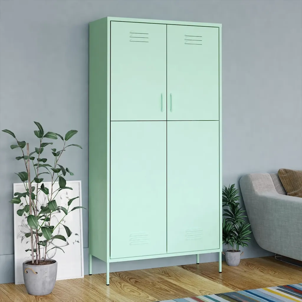 Armadio Menta 90x50x180 cm in Acciaio CFW8663035
