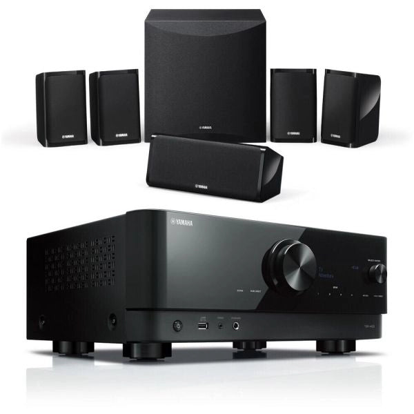 Yamaha sistema home theater yht-4960 5.1 canali con subwoofer potenza 150 w wi-fi / bluetooth / airplay 2 apkyht4960bl
