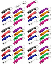 Apri-bottiglie compatto - 50 pezzi di chiusura - chiusura mini in alluminio - colore fermo - duraturo - facile da utilizzare