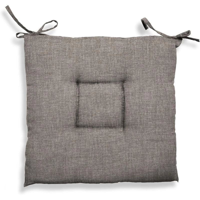Set da 4 cuscini Creta per sedie - La Dea Sedia Colore: Grigio