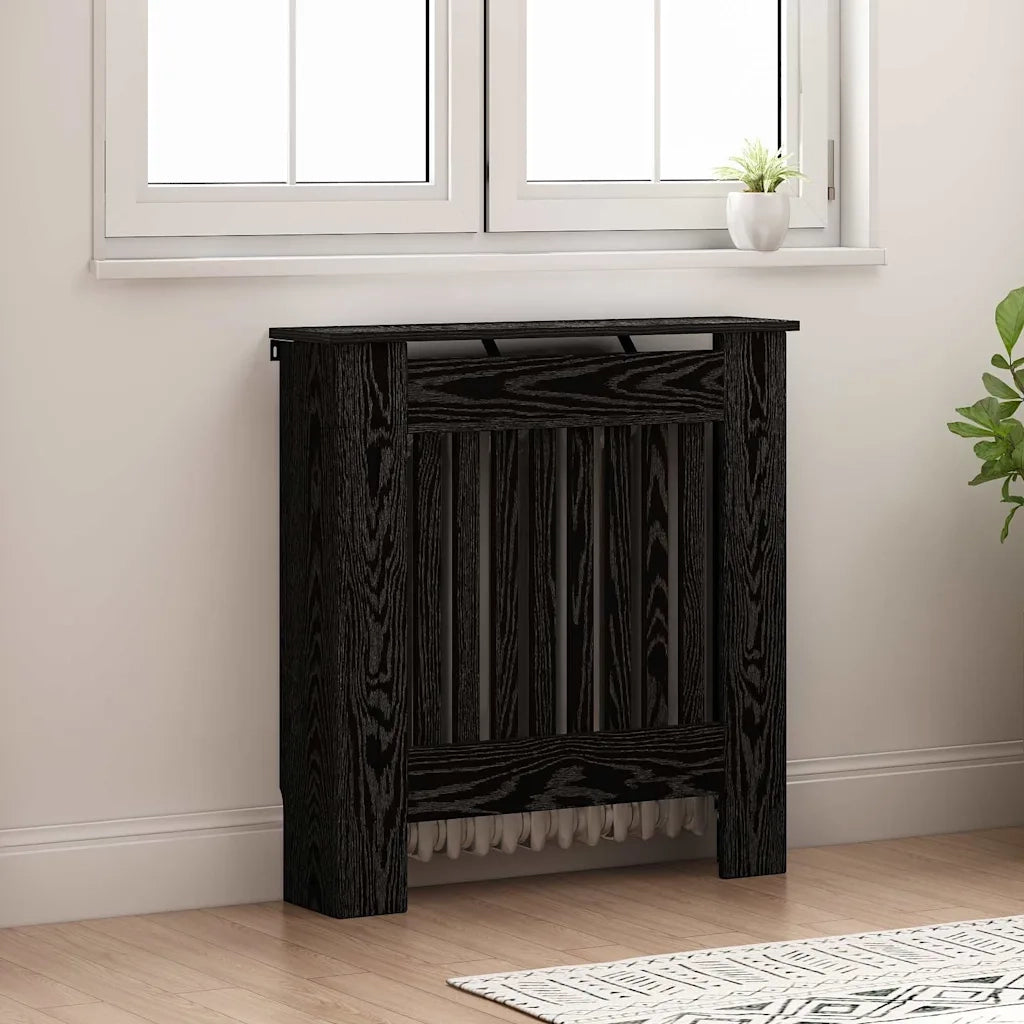 Copertura per radiatori Rovere Nero 78 x 19 x 81,5 cm 884102