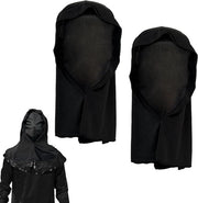 2 pezzi di mantello gugel medievale con cappuccio per adulti per costume da Halloween.