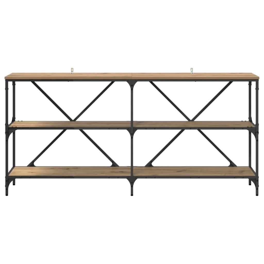 Tavolo consolle Rovere artigianale 160 x 30 x 75 cm